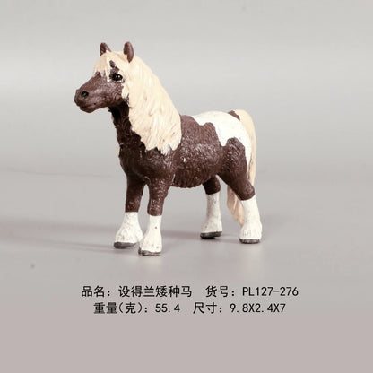 Simulation Horse Models Action Figure Toys,Plastic Action PVC Model Horse Baby Figurine Collection Doll For Kid Educational Toy