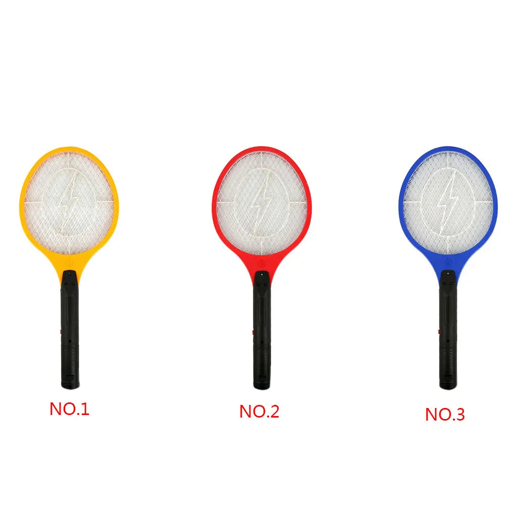 US Plug Mosquito Killer Electric Tennis Bat Handheld Racket Insect Fly Bug Swatter Household Mosquito Pat