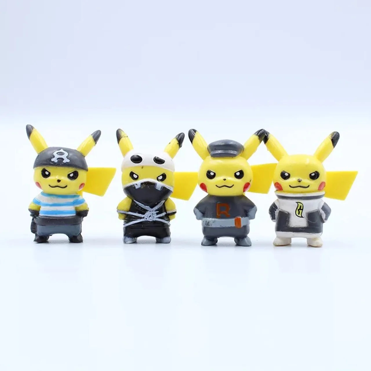 10pcs/set cartoon movie Pokemon Action figure mini toys dolls 4CM Pikachu Action figure model children gifts birthday gifts