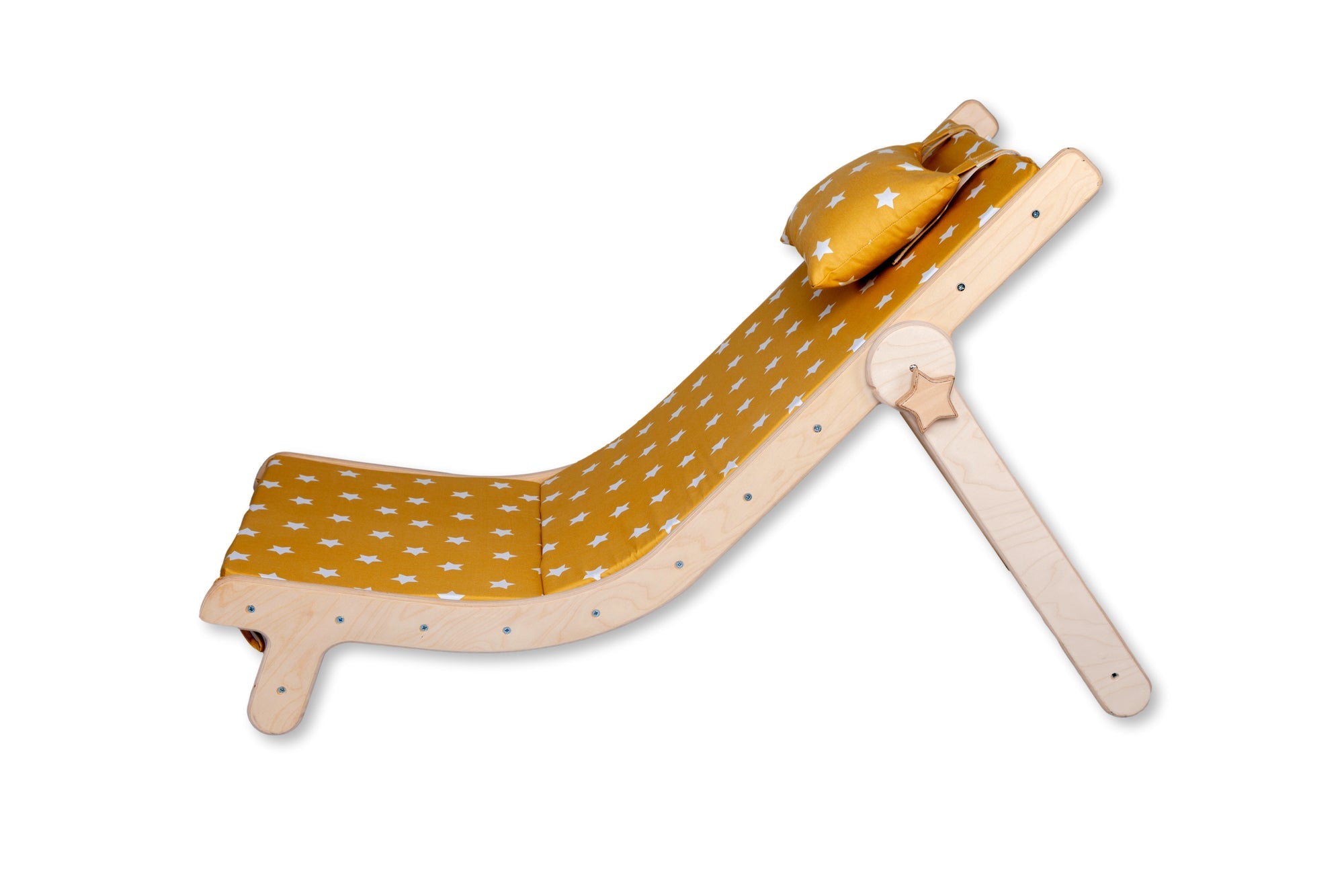 Adjustable Lounge Chair with Comfy Pad for Kids