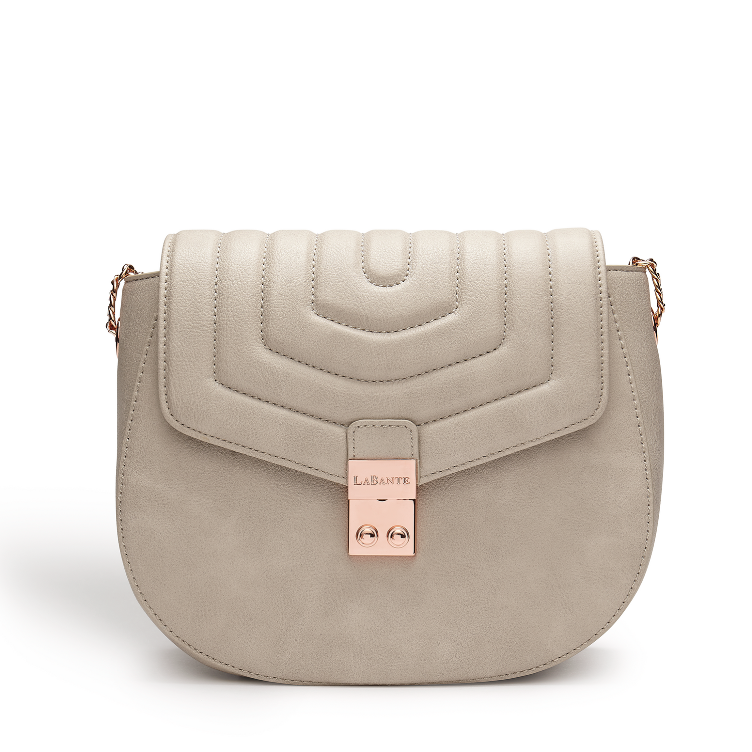 Courtney Grey Quilt Vegan Cross-Body Bag