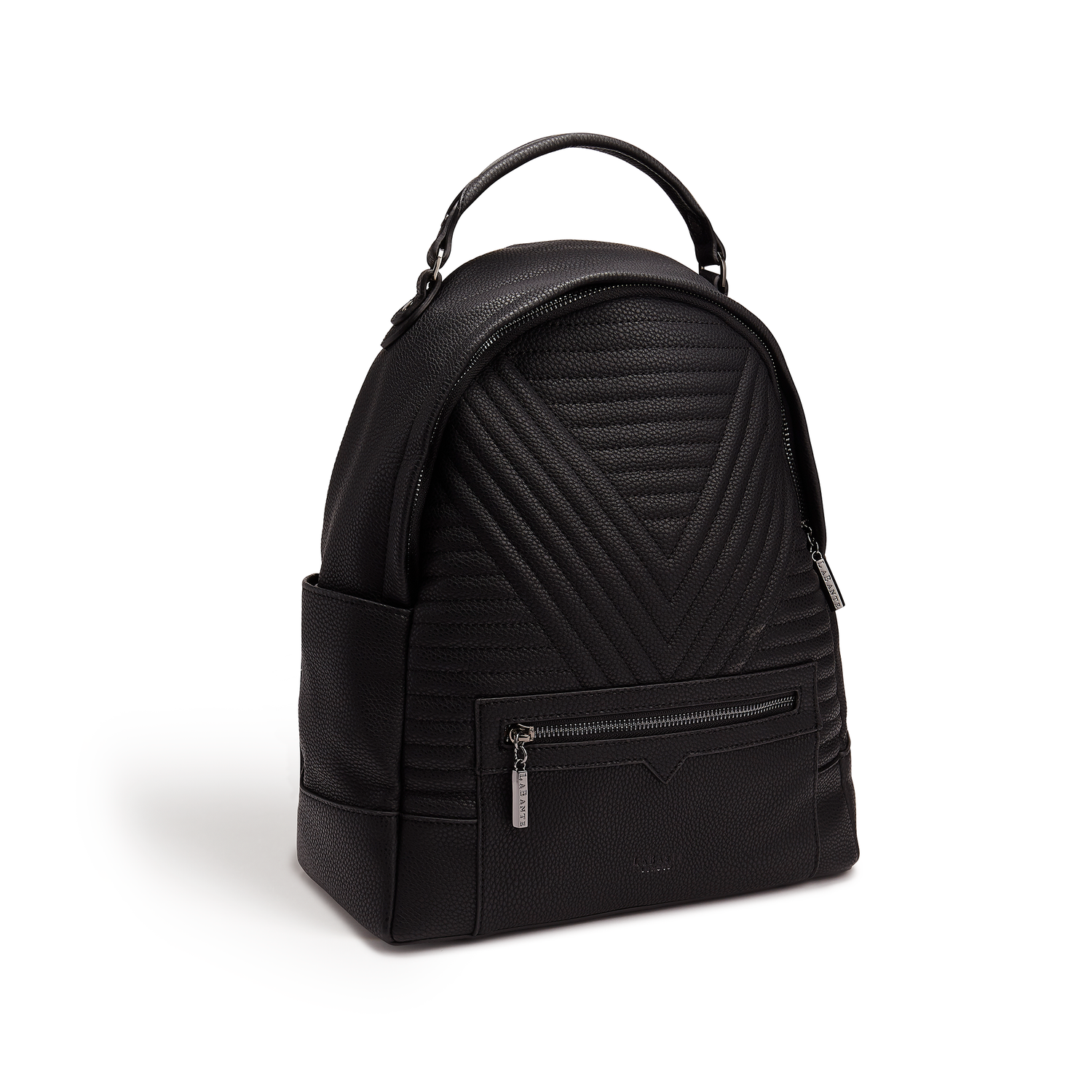 Black - Camberwell Vegan Quilted Backpack