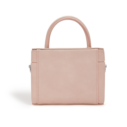 Mae Pink Satchel Vegan Cross Body Bag