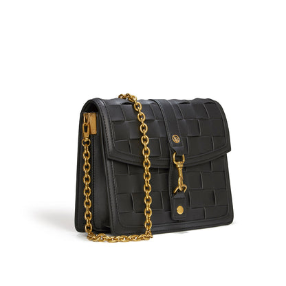 Daisy Black Vegan Shoulder &amp; Crossbody Bag