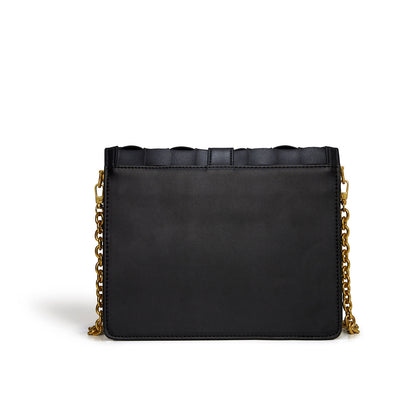 Daisy Black Vegan Shoulder &amp; Crossbody Bag