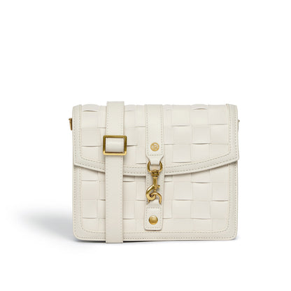 Daisy White Vegan Shoulder &amp; Crossbody Bag