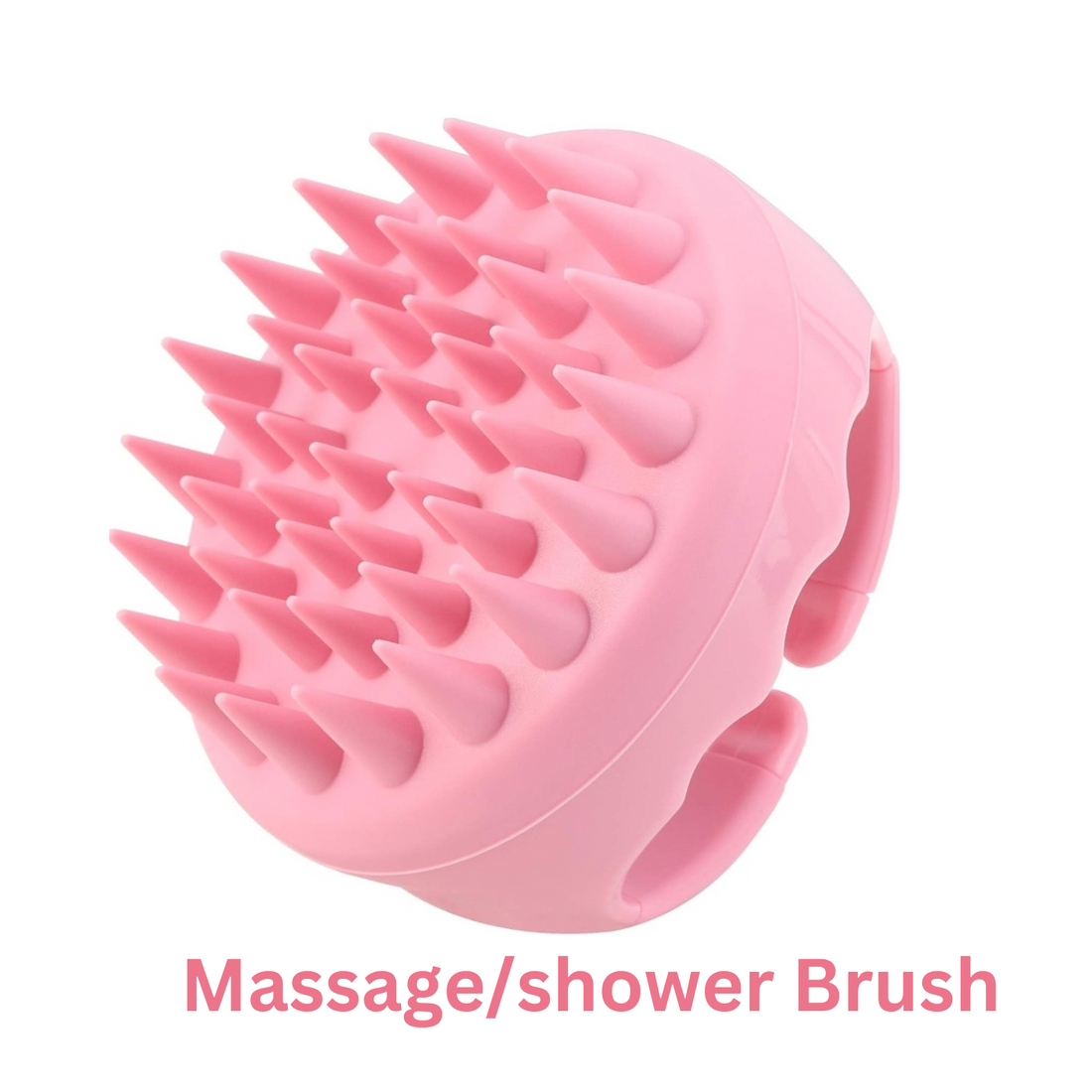S-Secrets Scalp Massager Shampoo Brush - Soft Silicone Bristles for
