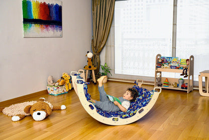 Montessori Arch with XL Forest Design Pillow