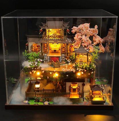 Chinese Style Fairyland House Ancient Architecture DIY Cottage