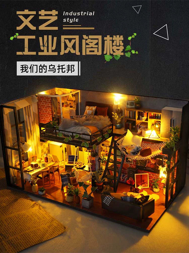 Tianyu DIY Handmade Cottage Attic Production Model Building Birthday Gift Girl for Boyfriend Creative Toys