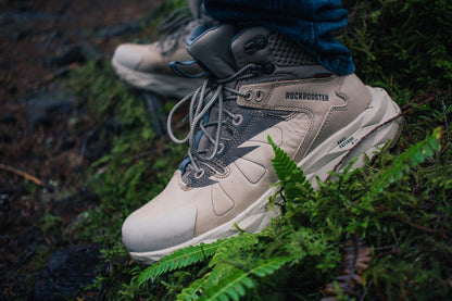 rockrooster Farmington Sand 6 Inch Waterproof Hiking Boots with