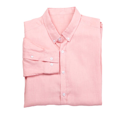 Linen Shirt - Pink