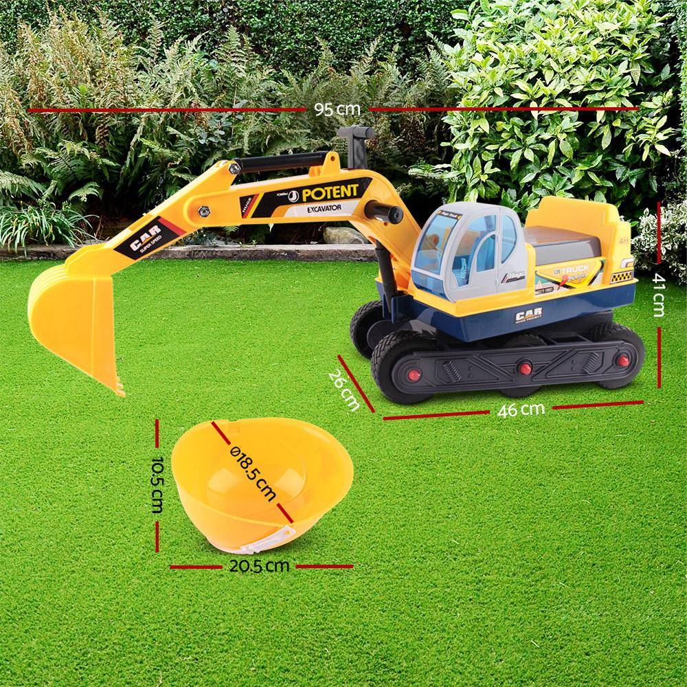 Keezi Ride On Car Toys Kids Excavator Digger Sandpit Bulldozer Car