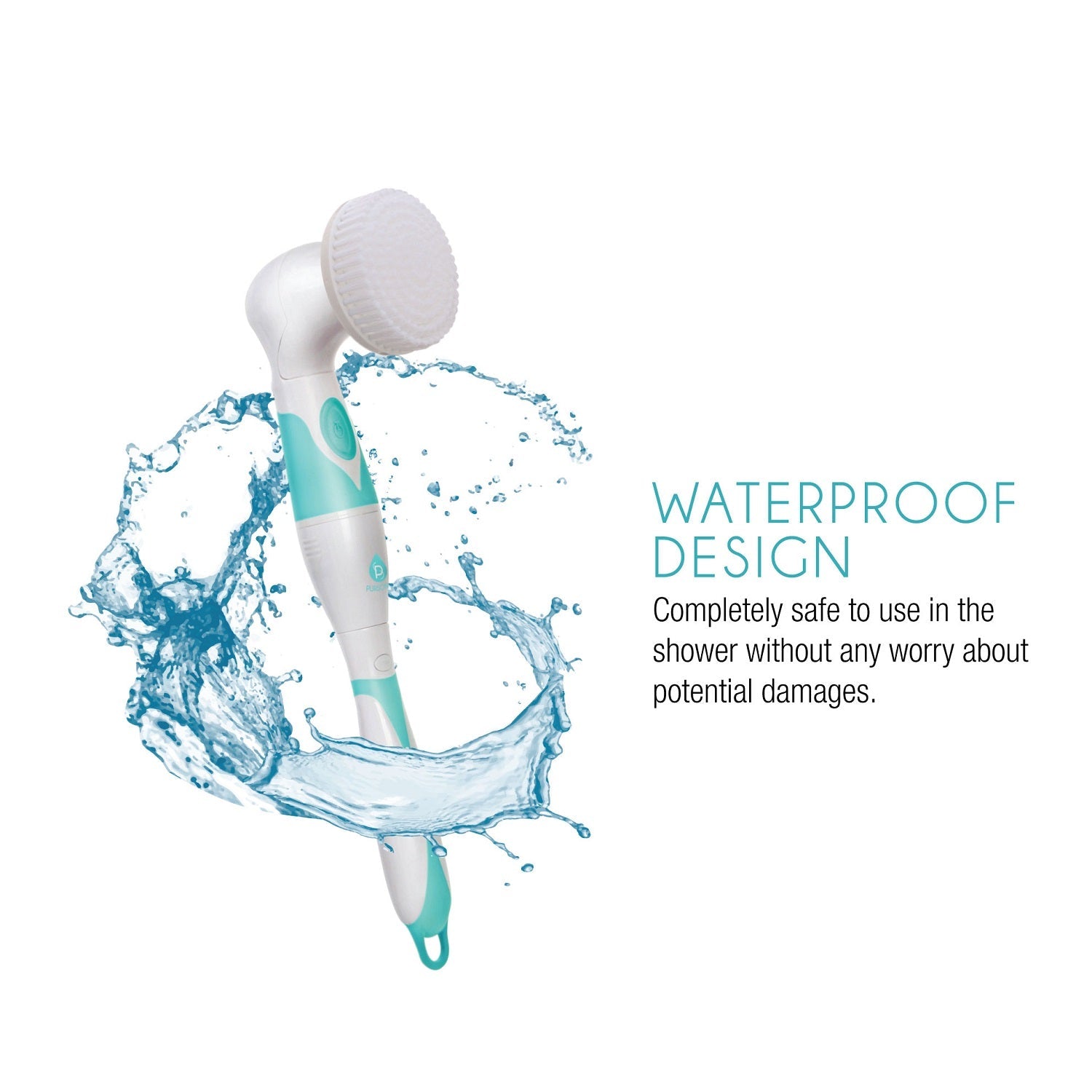 Advanced Facial &amp; Body Cleansing Brush With Extended Handle