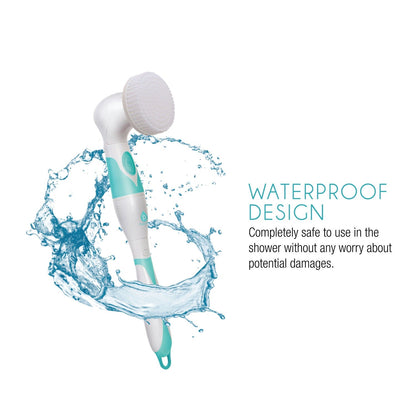 Advanced Facial &amp; Body Cleansing Brush With Extended Handle