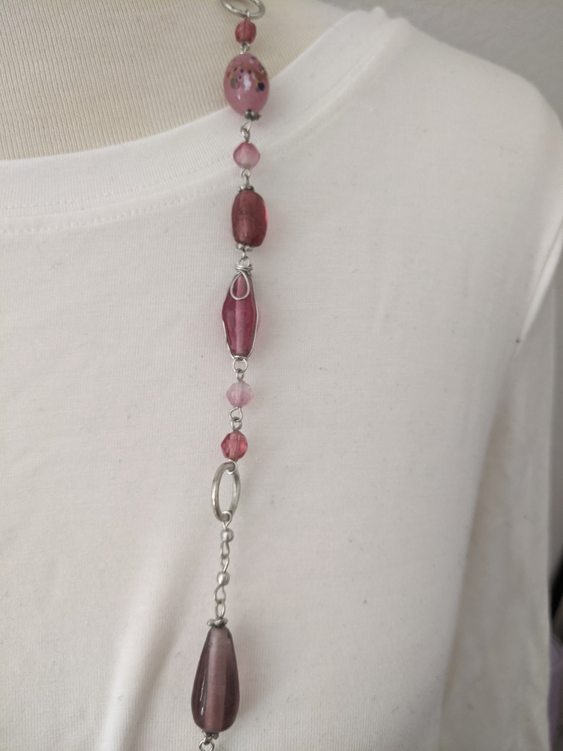 Beautiful Pink Stone Necklace