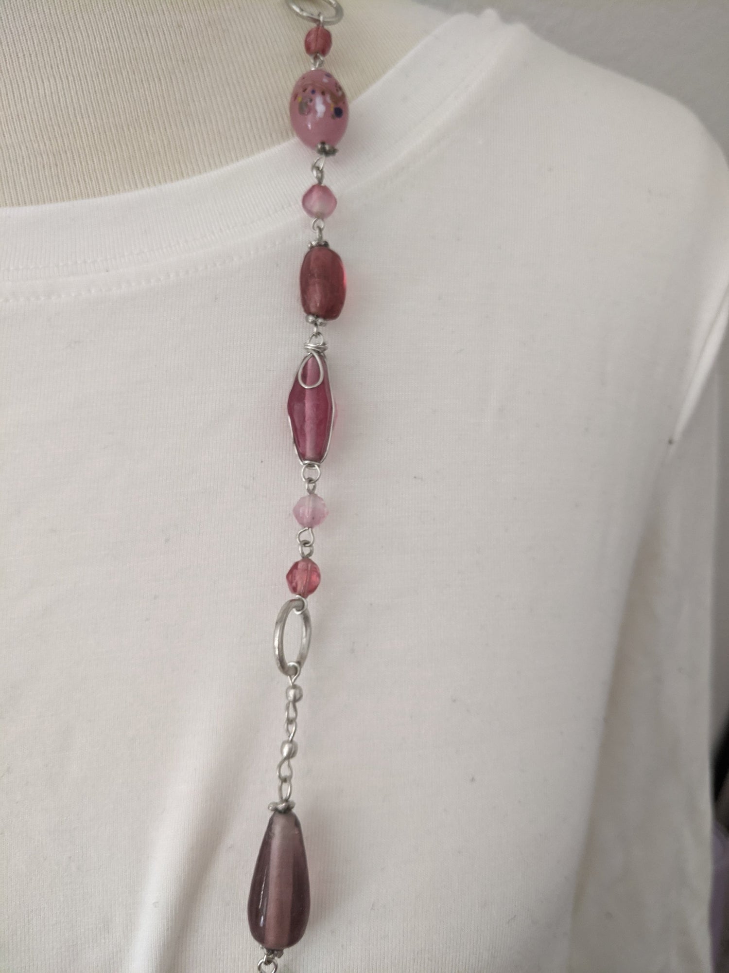 Beautiful Pink Stone Necklace