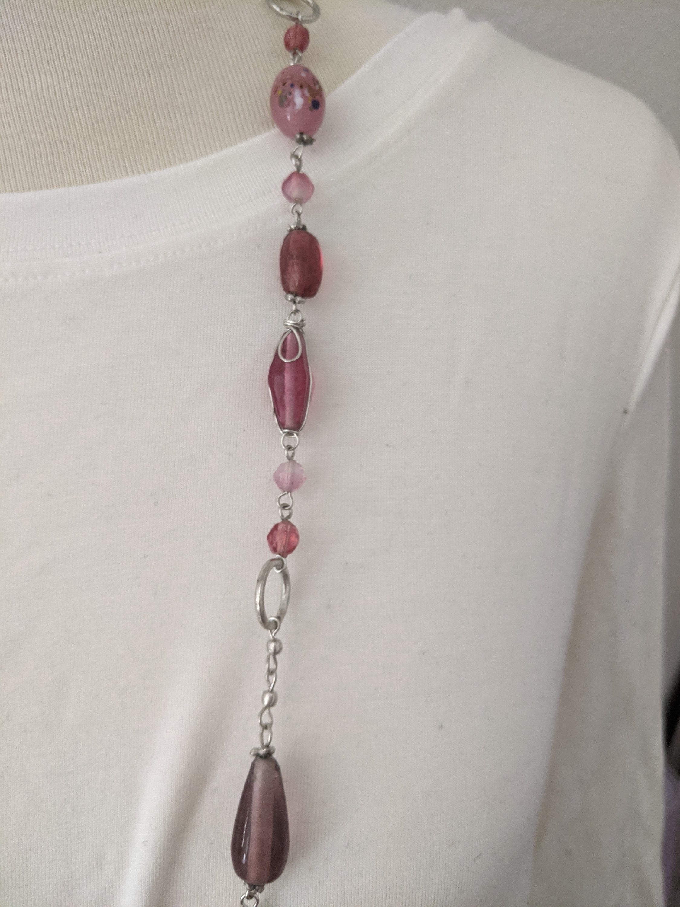 Beautiful Pink Stone Necklace