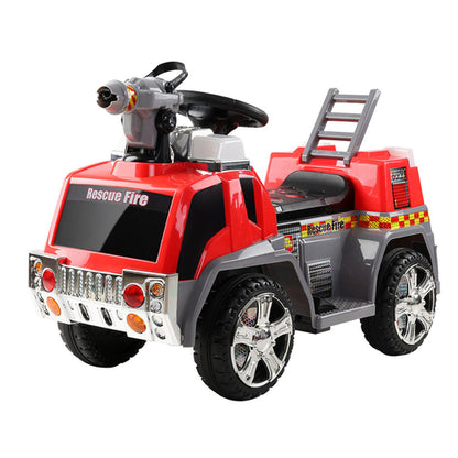 Rigo Kids Electric Ride On Car Fire Engine Fighting Truck Toy Cars 6V