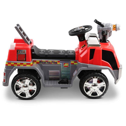 Rigo Kids Electric Ride On Car Fire Engine Fighting Truck Toy Cars 6V