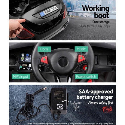 Rigo Kids Electric Ride On Car Toys Cars Horn Music Remote Control 12V