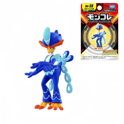 Genuine TAKARA TOMY Pokemon MS Series Inteleon Meowscarada Garchomp Psyduck Piplup Sprigatito Fuecoco Tinkaton Ornaments Models