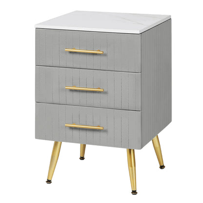 WOLTU Bedside Cabinet Nightstand with 3 Drawers Chest of Drawers Sideboard Storage Coffee Table for Bedroom Home