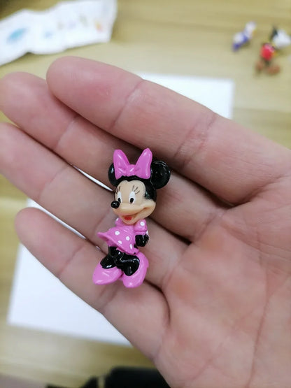 Mickey Mouse And Friends Minnie Anime Figurine Donald Duck Daisy Ornaments Disney Cartoon Action Figure Model Toys Kids Gifts