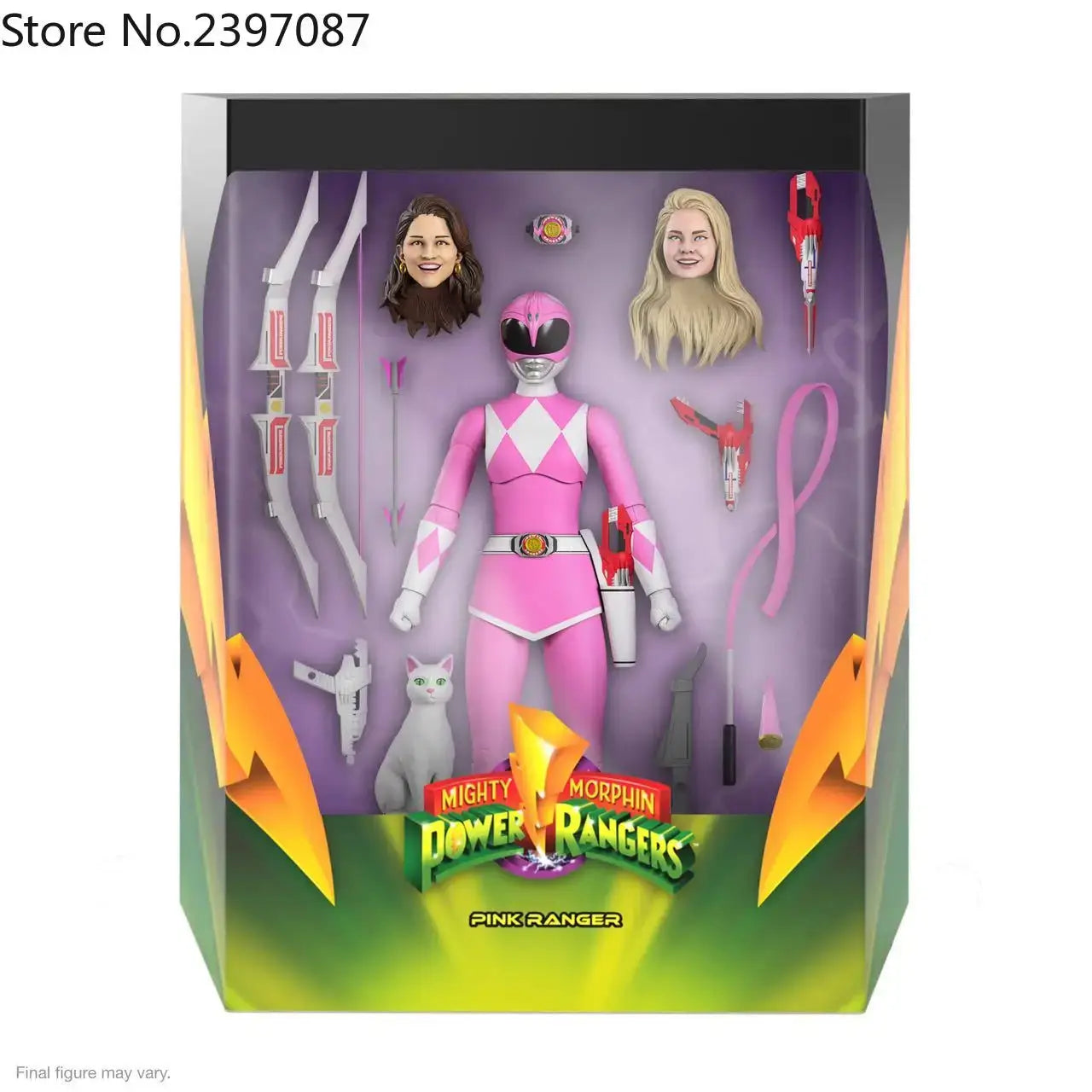 Super7 Power Rangers Mighty Morphin Pink Ranger Red Ranger Rita Repulsa dragonzord Action Figure Toy Classic Power Rangers