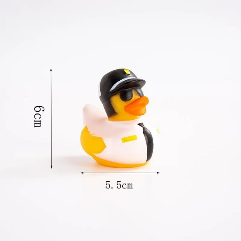 5-100pcs Rubber Duck Kids And Toddler Toy Duck Baby Bath Toys Summer Beach Shower Game Toy Birthday Gift For Children