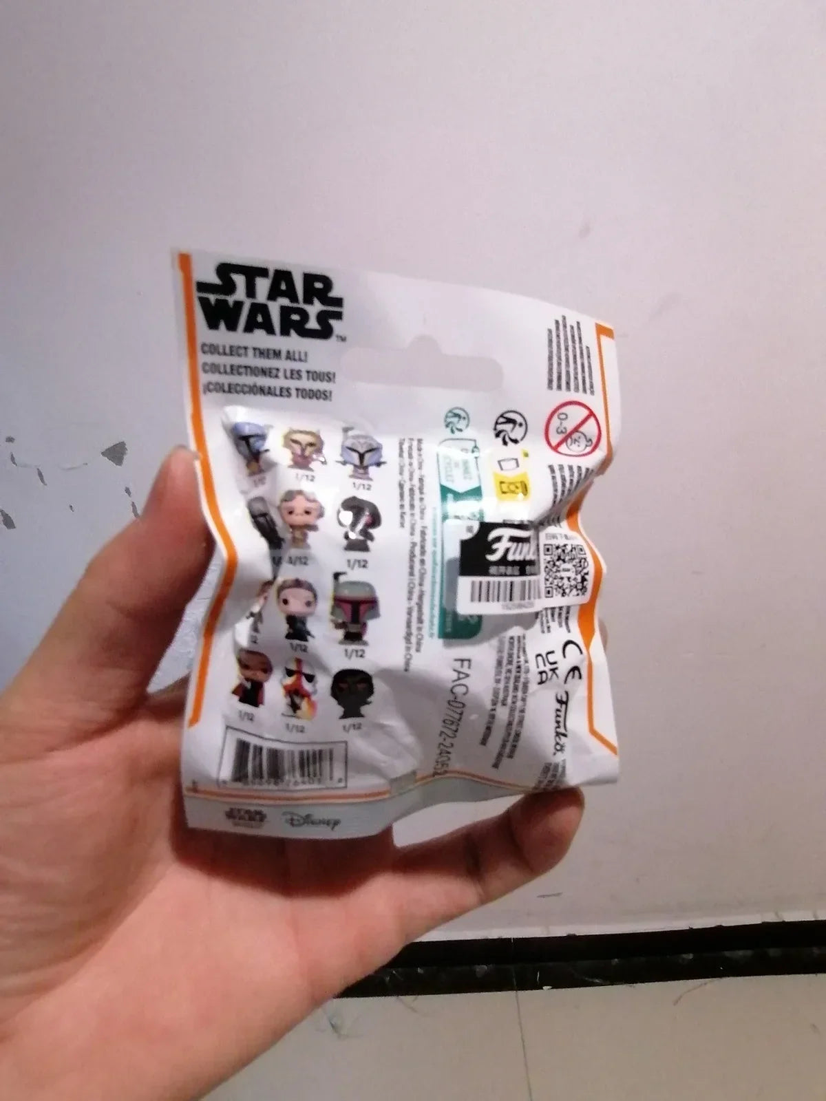 FUNKO Vinyl Mini Figures Bitty POP The Mandalorian Star Wars Doll Toy Collection Table Ornaments Mystery Blind Bags Kids Gifts