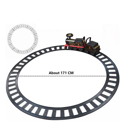 Ride On Train Track Toy Train Electric Car Child Baby Walker Stroller Toy Baby Ride 1 Year Electric Car Toys for Toddler