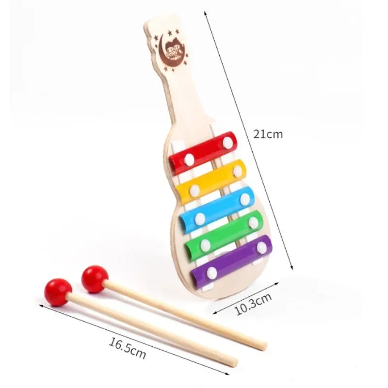 Infant Montessori Toys Wooden Xylophone Baby Music Instrument Toys Preschool Early Learning Toys for Baby 0 12 Months