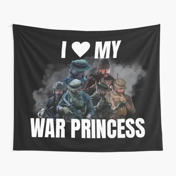 Captain John Price War Princess Call Of  Tapestry Wall Room Bedroom Home Decoration Art Bedspread Decor Living Beautiful Towel