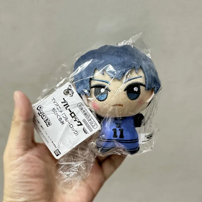 10cm New Blue Lock Plush Pendant KeyChain Isagi Yoichi Nagi Seishiro Mikage Reo Rin Itoshi Itoshi Sae Action Doll Toy Bag Gift