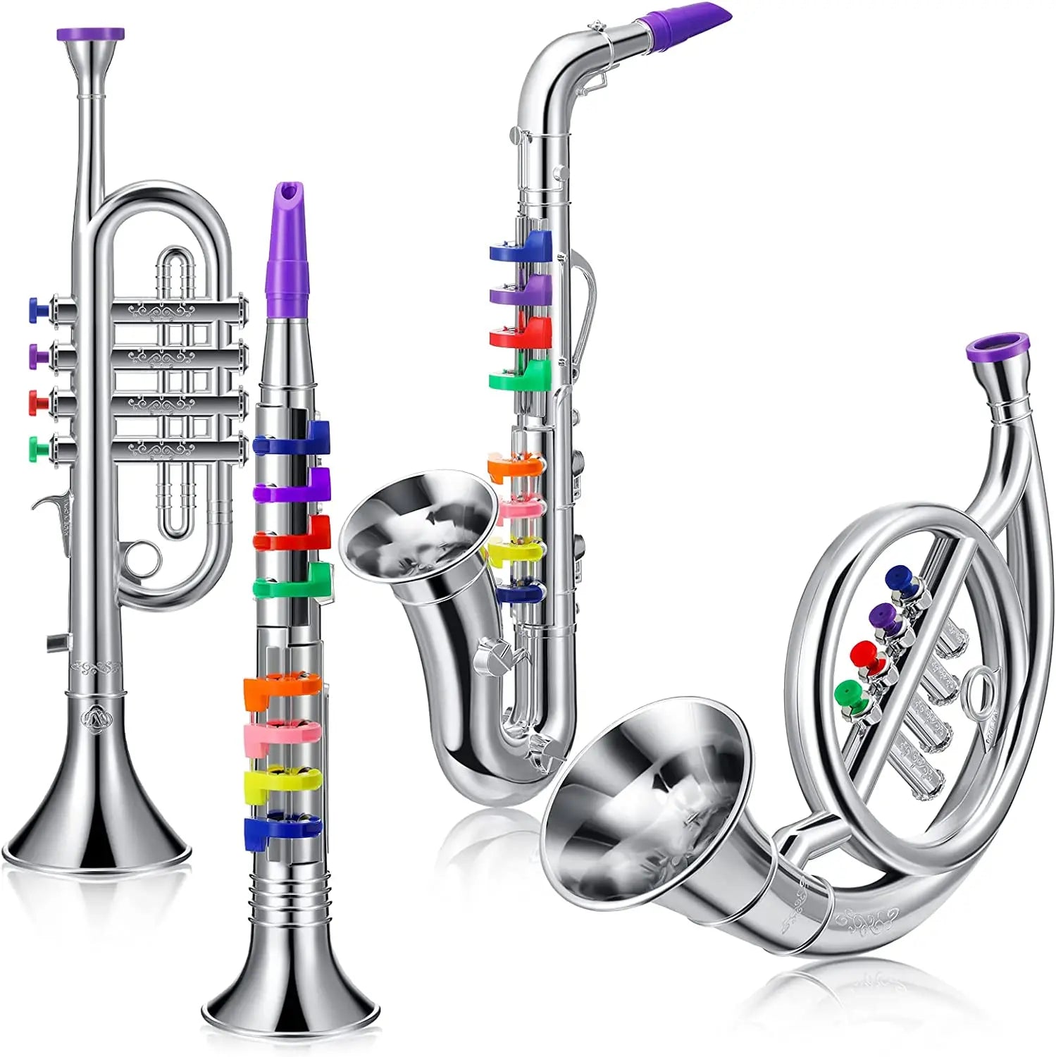 Classical Clarinet Trumpet Saxophone Imitation Musical Instrument Toys Boys Girl Early Education Learning Tool for Kids Children