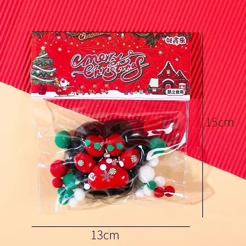Christmas Cute Cat Paw Mochi Squishy Fidget Toys Plush Sensory Silicone Slow Rebound Pinch Decompression Toy Stress Release Toys