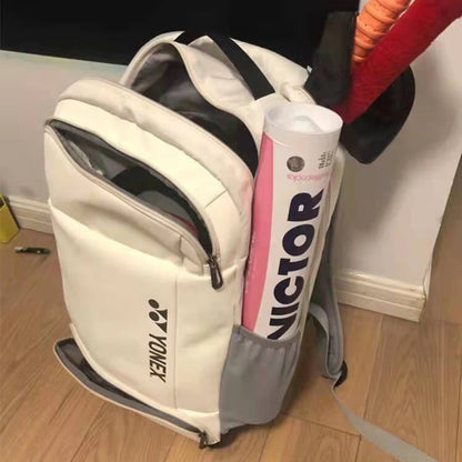YONEX Badminton Racket Backpack Waterproof Sports 2pcs Tennis Shoulder Bag With Shoe Compartment Ergonomic Design For Unisex