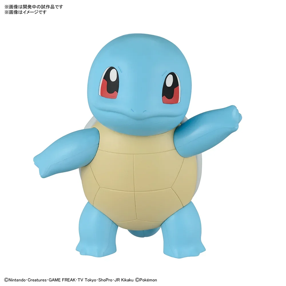 In Stock BANDAI Pokmon Plamo Model Kit Quick 17 Squirtle Action Figure Assembly Collectible Ornaments Figure Model Toys Gifts