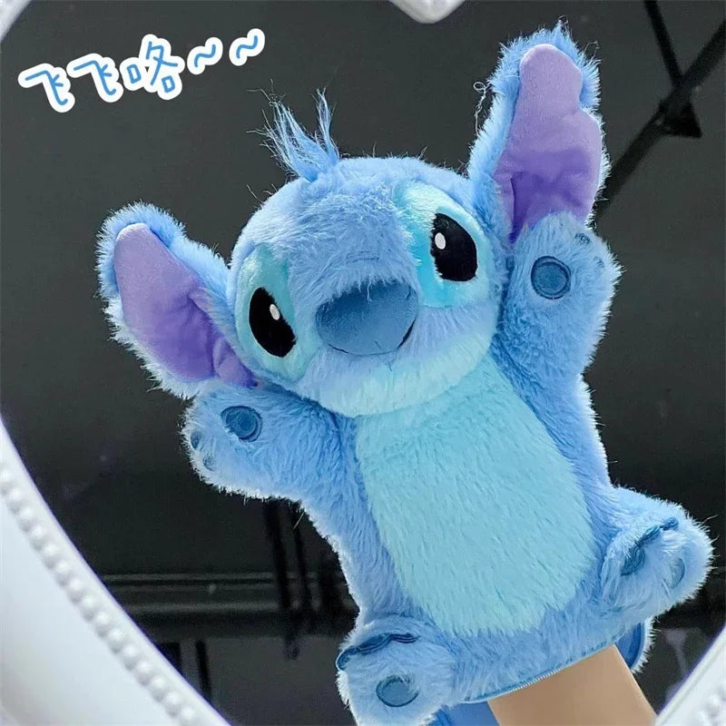 Disney Stitch Pencil Case Cute Cartoon Plush Doll Pen Container Girl&amp;Child Toys Fashion Learning Stationery Pouch Holiday Gifts