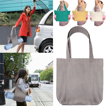 Yoga Mat Carry Bag Multifunctional Yoga Pilates Mat Case Bag Large Capacity Washable Lightweight Foldable For Tourism Fitness