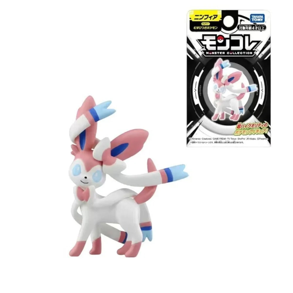 Genuine TAKARA TOMY Pokemon MS Series Mew Charizard Blastoise Venusaur Gengar Lucario Greninja Dragapult Gardevoir Cute Doll Toy