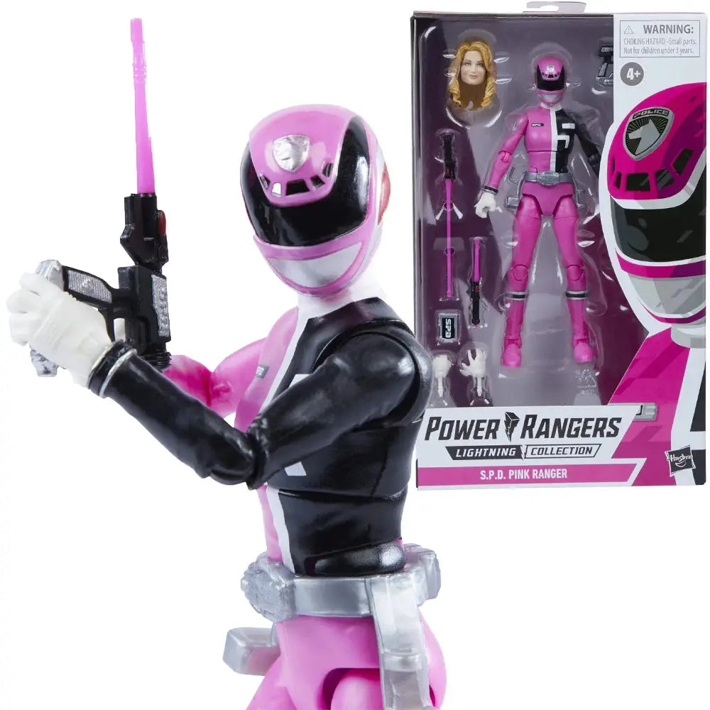 Hasbro Power Rangers Lightning Collection S.p.d. Pink Ranger 6 Inch Scale Premium Action Figure Collectible Toy