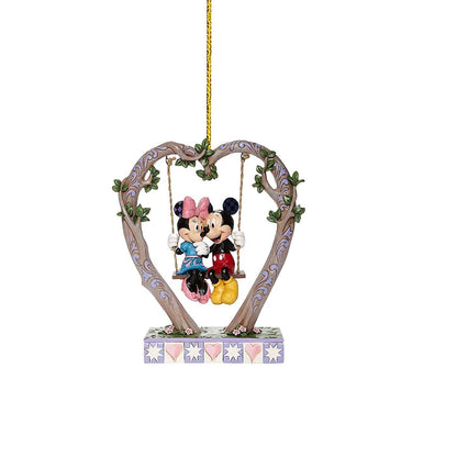 Disney Cartoon Mickey Mouse Minnie Anime Figures Christmas Decoration Acrylic Christmas Tree Acrylic Plane Pendant Kids Toys