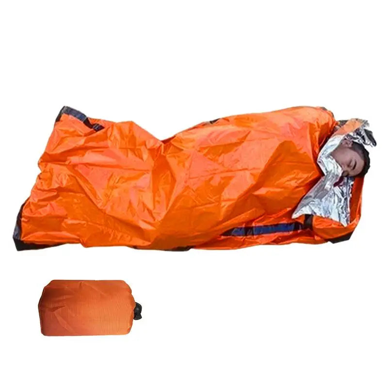 Survival Sleeping Bag Waterproof Lightweight Blanket Survival Gear Sleep Shelter Portable Survival Tools for Outdoor