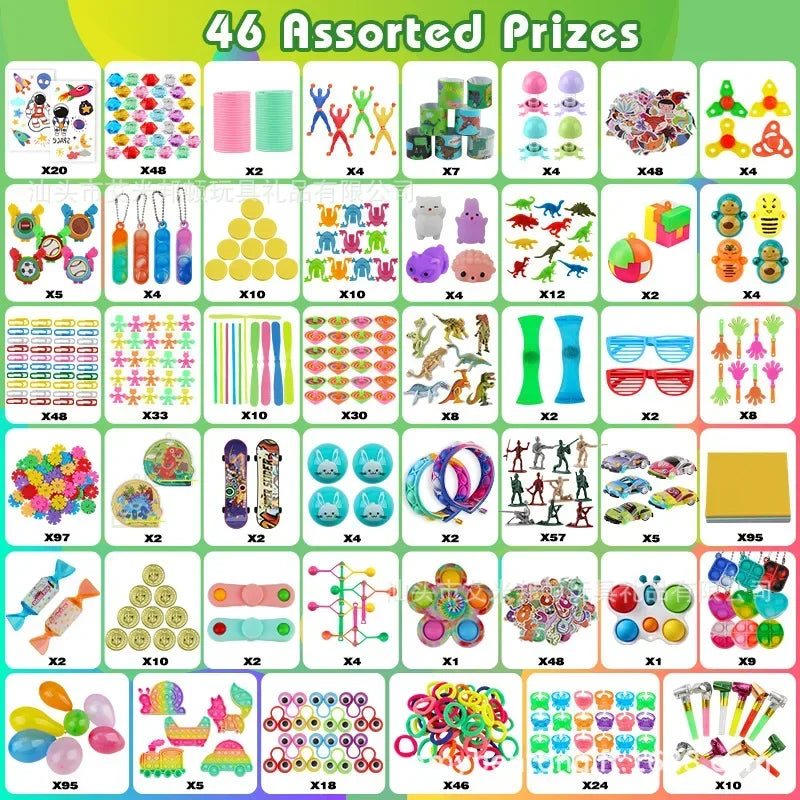 868Pcs Kids Birthday Party Fun Toy Party Small Gift Birthday Gift fidget toys stress relief Party Toys Pinata Filler Blind box