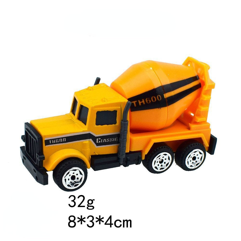 1Pc Children Car Toys Alloy Fire Truck Police Car Excavator Diecast Construction Engineering Vehicle Toys For Boys Gift