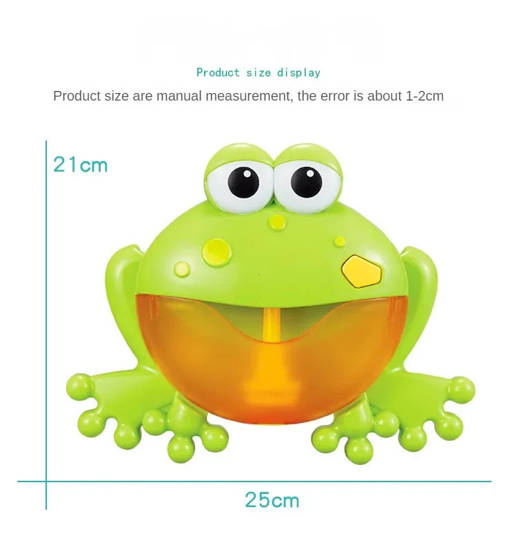 Baby Bath Toys Bubble Machine Crabs Frog Music Kids Bath Toy Bathtub Soap Automatic Bubble Maker Baby Bathroom Toy for Children