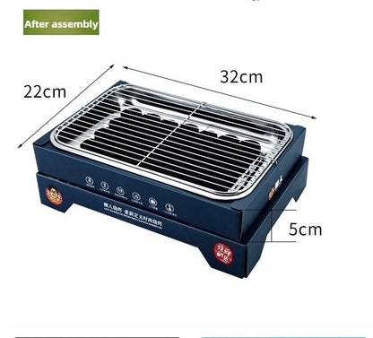 Portable Charcoal Disposable Grill/Barbecue