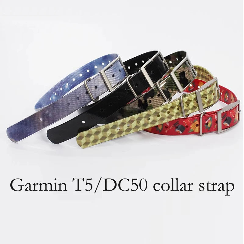 Suitable for Garmin T5/DC50 collar strap pet dog hound tracking locator non-slip wear-resistant collar strap original